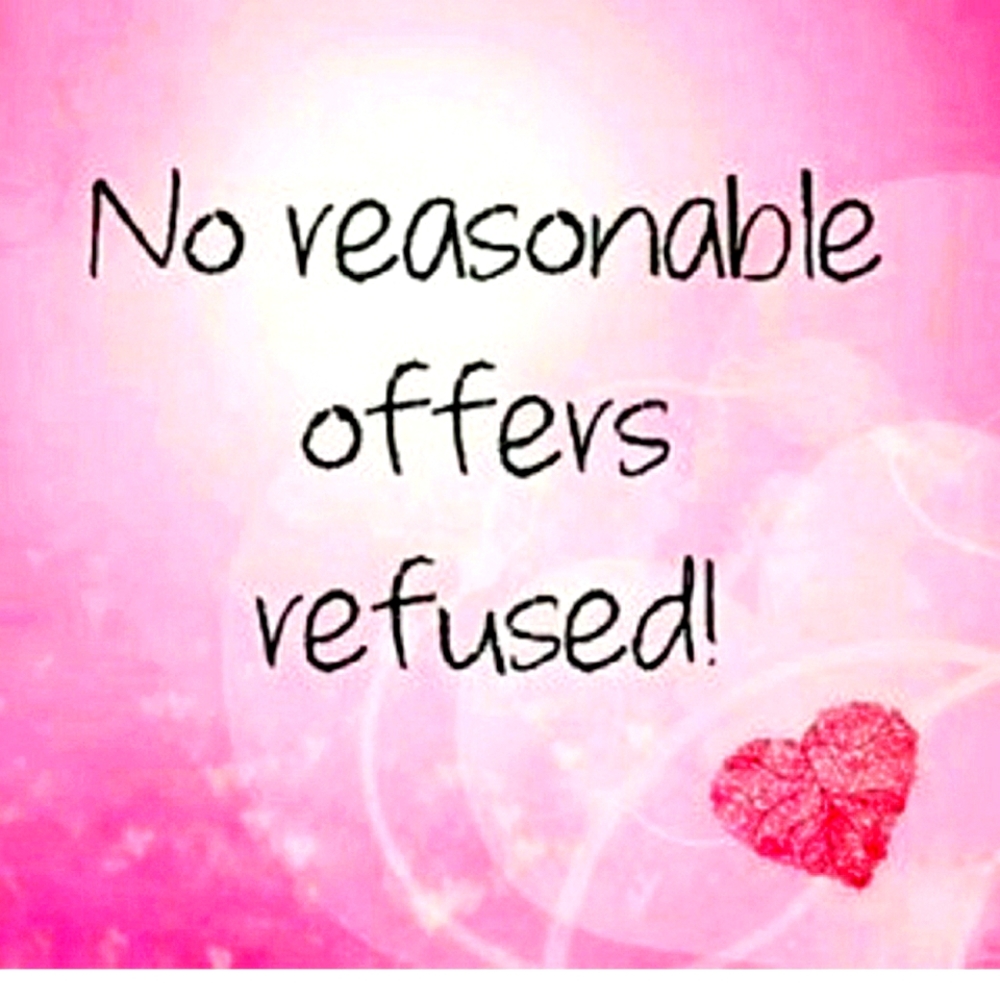 No reasonable offers refused